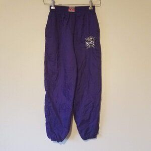 Vintage Sacramento Kings Jump Ball Sports Nylon Basketball Pants Medium 10-12